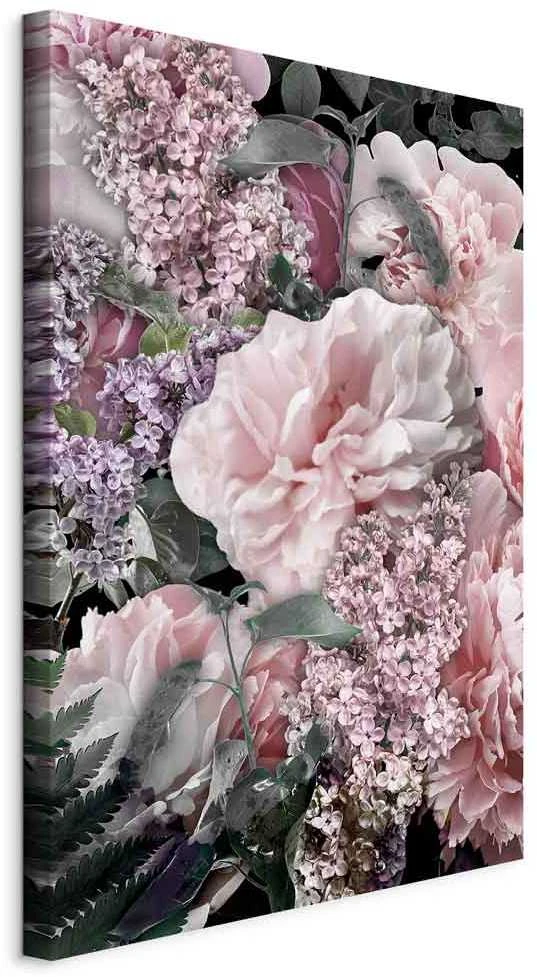 Artgeist Paveikslas - Among Flowers (1-part) - Blooming Plants in Nature's Colors