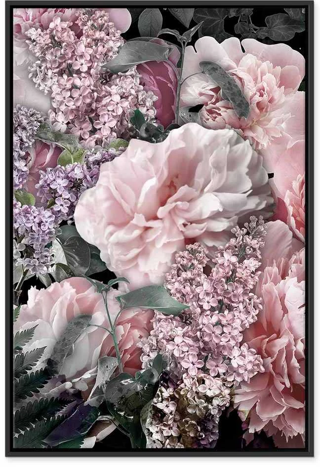 Artgeist Paveikslas - Among Flowers (1-part) - Blooming Plants in Nature's Colors