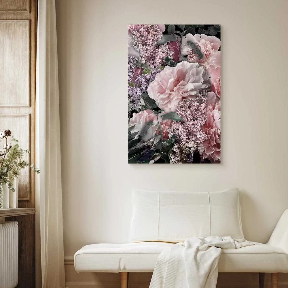Artgeist Paveikslas - Among Flowers (1-part) - Blooming Plants in Nature's Colors