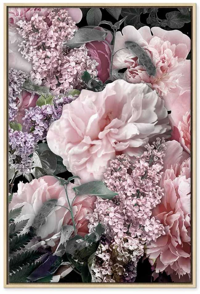 Artgeist Paveikslas - Among Flowers (1-part) - Blooming Plants in Nature's Colors