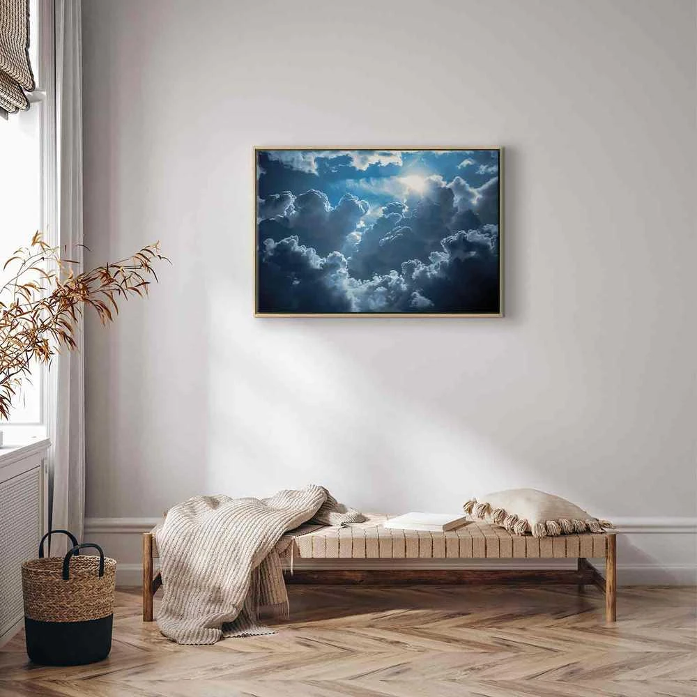 Artgeist Paveikslas - Animated Scenery: The Sun Battling with Clouds