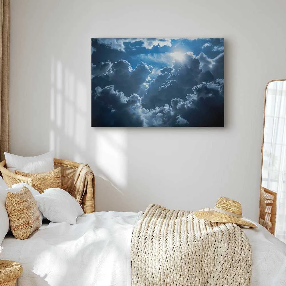 Artgeist Paveikslas - Animated Scenery: The Sun Battling with Clouds
