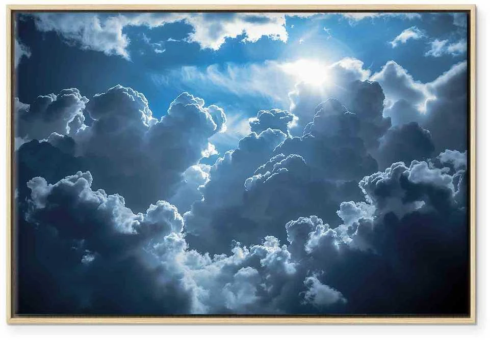 Artgeist Paveikslas - Animated Scenery: The Sun Battling with Clouds