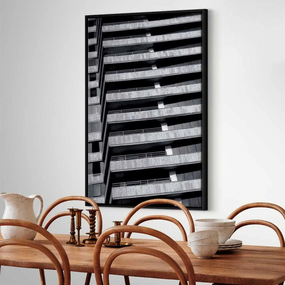 Artgeist Paveikslas - Architectural Raster (1 Part) Vertical