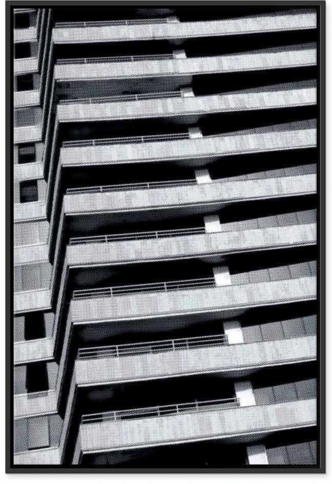 Artgeist Paveikslas - Architectural Raster (1 Part) Vertical
