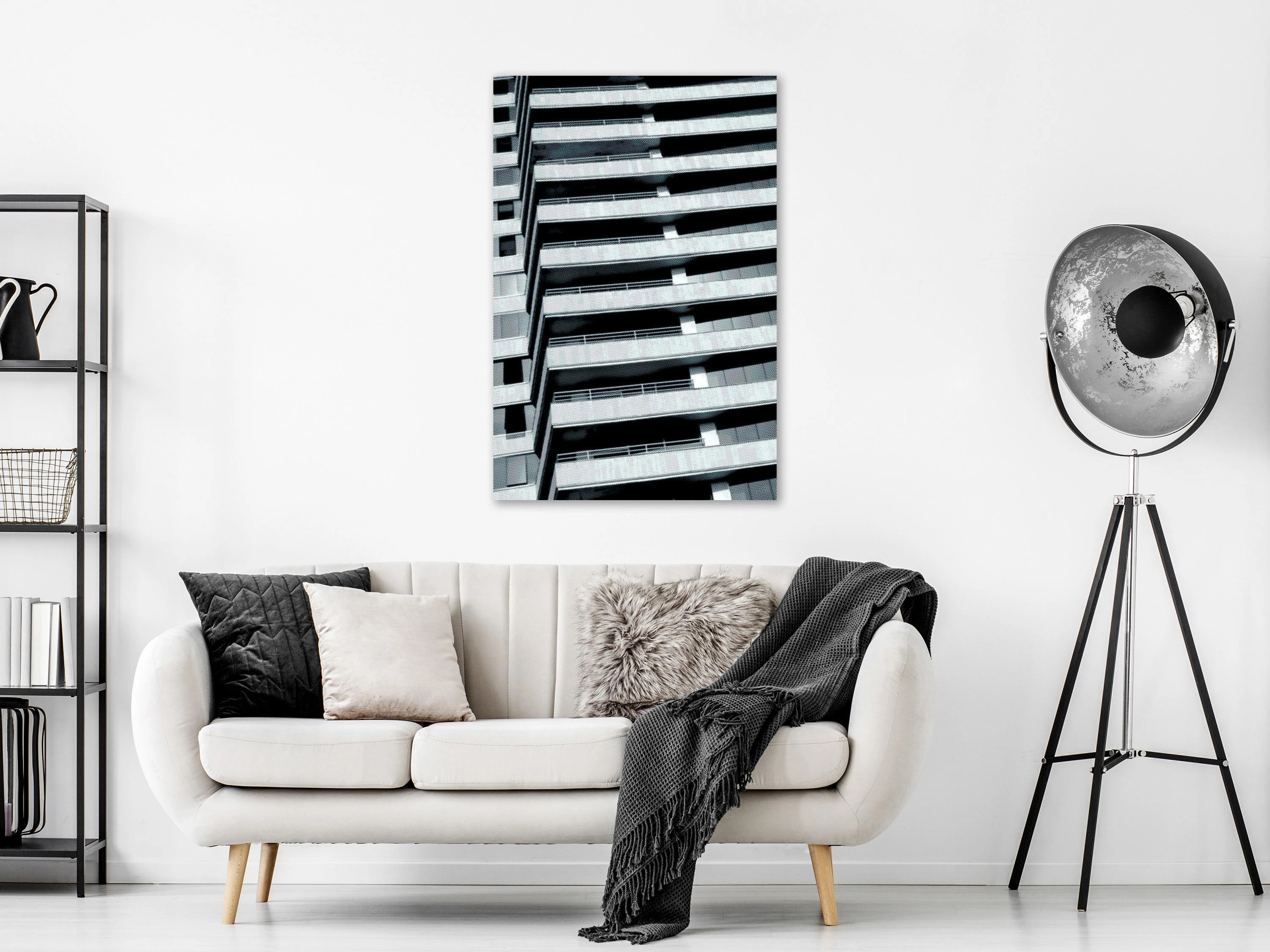 Artgeist Paveikslas - Architectural Raster (1 Part) Vertical
