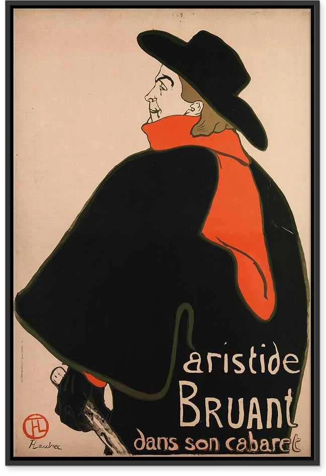 Artgeist Paveikslas - Aristide Bruant: Dans son cabaret (1 Part) Vertical
