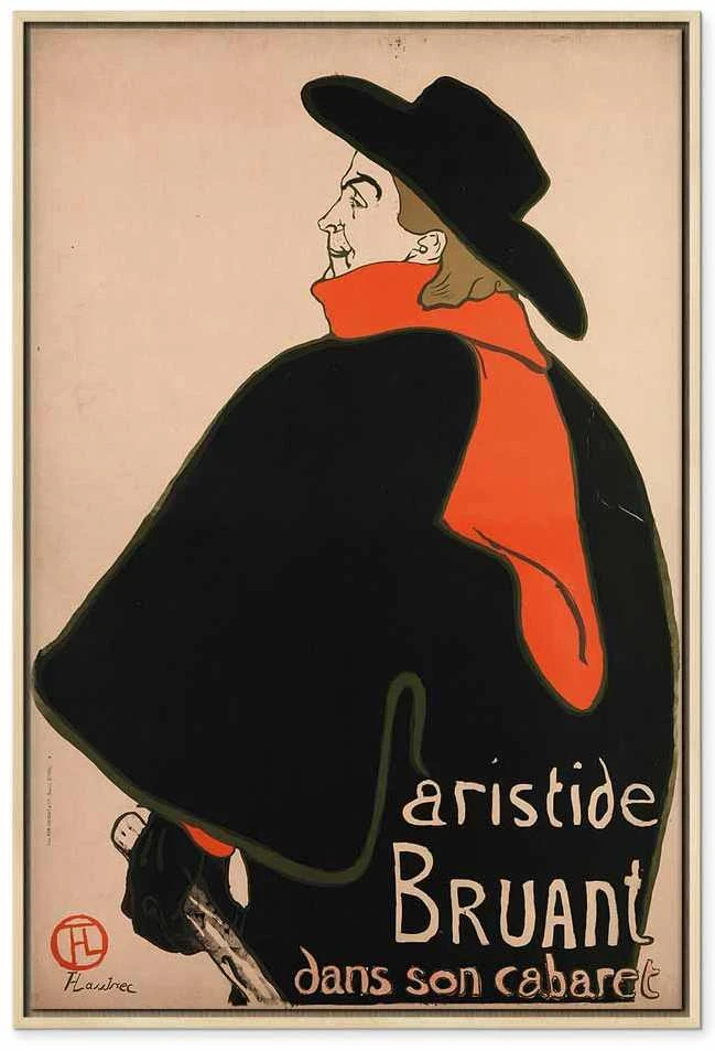 Artgeist Paveikslas - Aristide Bruant: Dans son cabaret (1 Part) Vertical