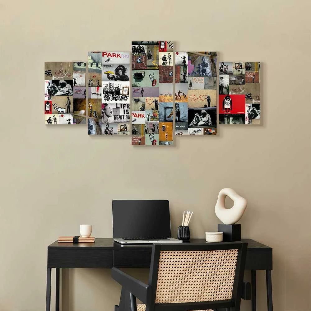 Artgeist Paveikslas - Art of Collage: Banksy IV