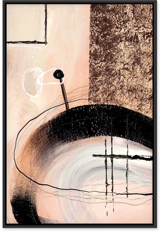 Artgeist Paveikslas - Art of Shapes (1-part) - Hand-Painted Abstract Artwork