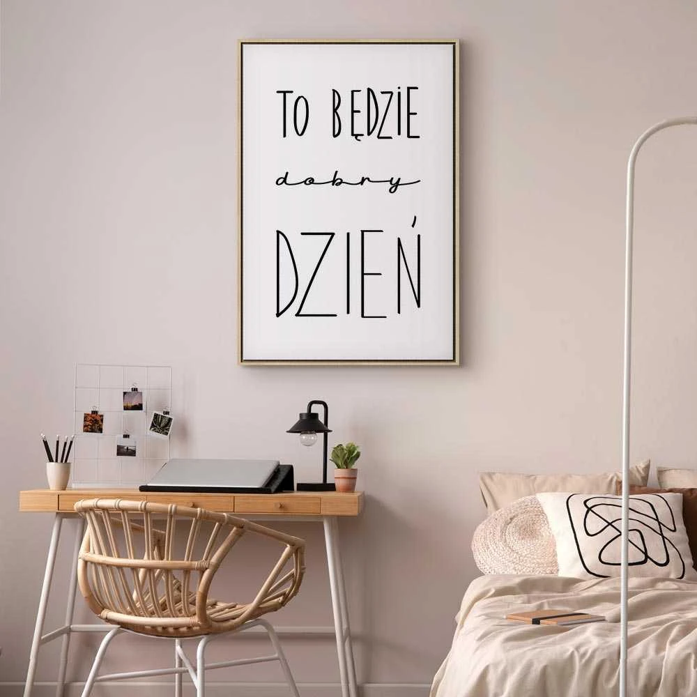 Artgeist Paveikslas - Art of Words (1-part) - Inspirational Juodas Text on Baltas