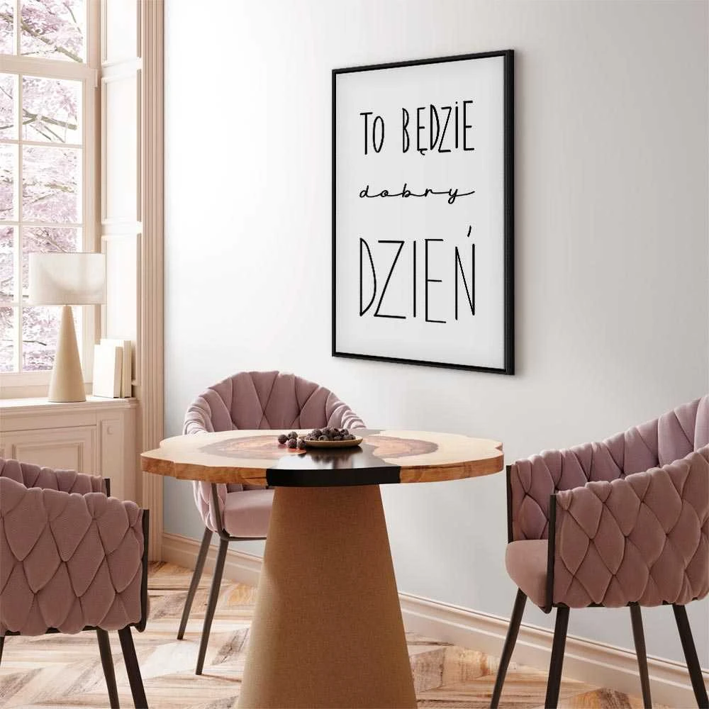 Artgeist Paveikslas - Art of Words (1-part) - Inspirational Juodas Text on Baltas