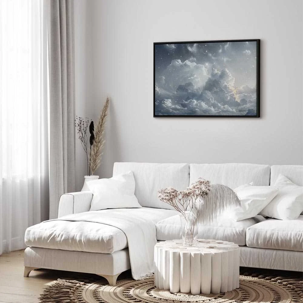 Artgeist Paveikslas - Astral Calm: Stars Scattered Over Delicate Clouds