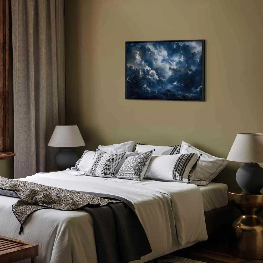 Artgeist Paveikslas - Astronomical Wonders: Clouds and Stars in Harmonious Combination