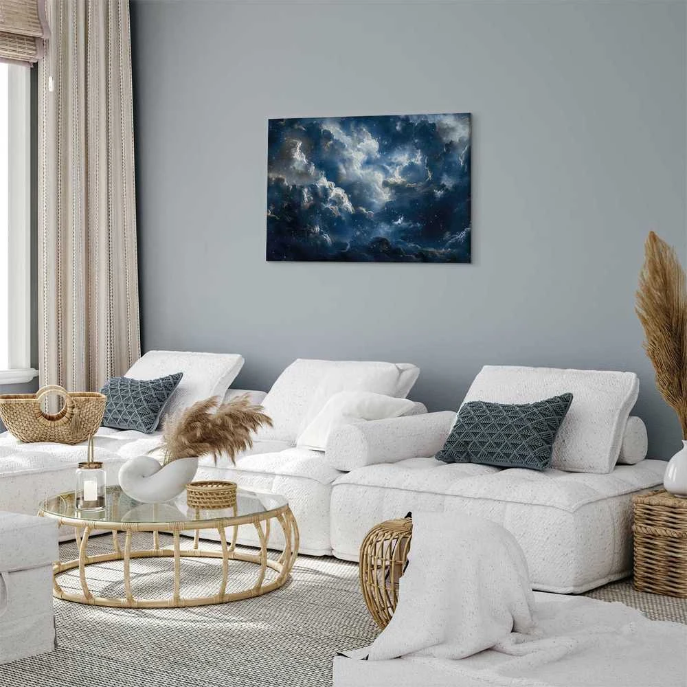 Artgeist Paveikslas - Astronomical Wonders: Clouds and Stars in Harmonious Combination