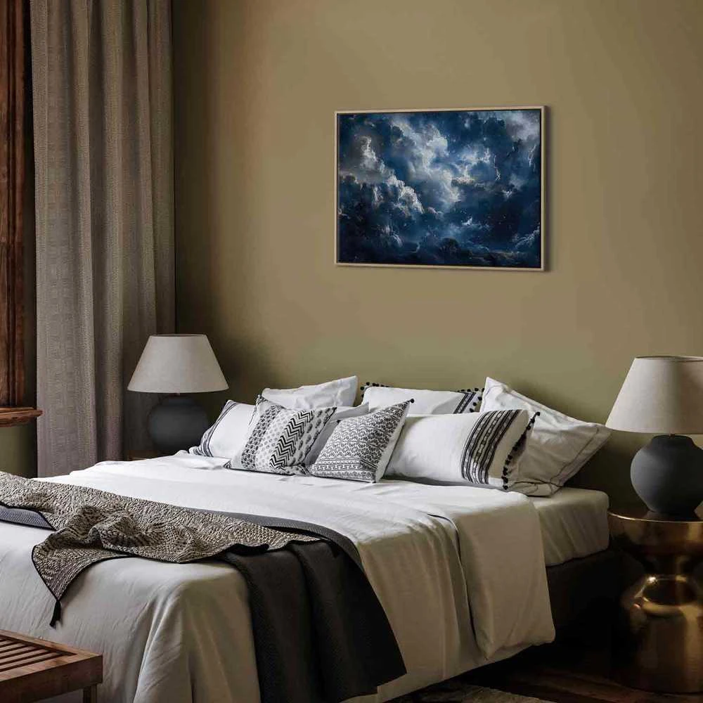 Artgeist Paveikslas - Astronomical Wonders: Clouds and Stars in Harmonious Combination