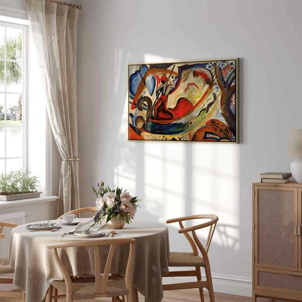Artgeist Paveikslas - August Macke – Nackte Mädchen in der Barke