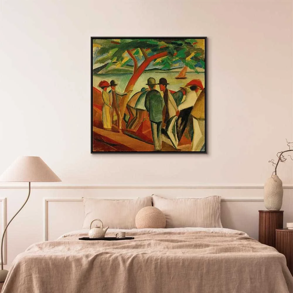 Artgeist Paveikslas - August Macke – Spaziergänger am See