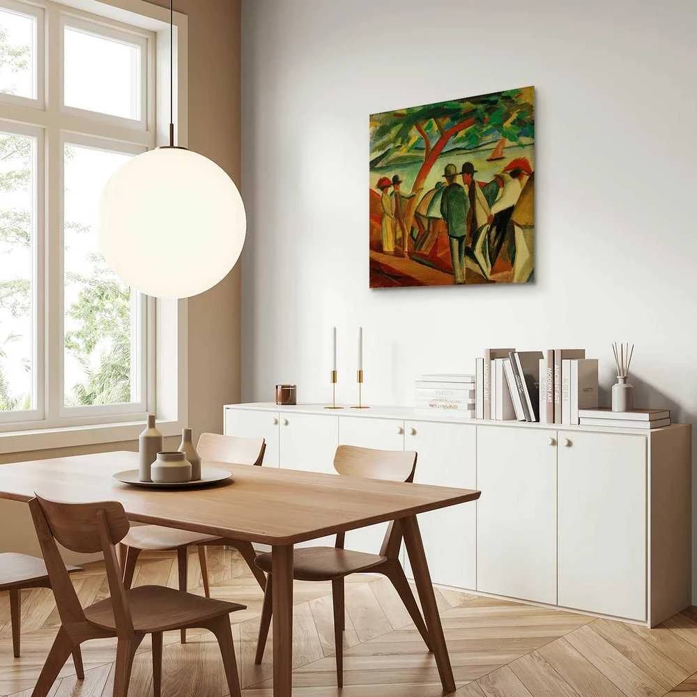 Artgeist Paveikslas - August Macke – Spaziergänger am See