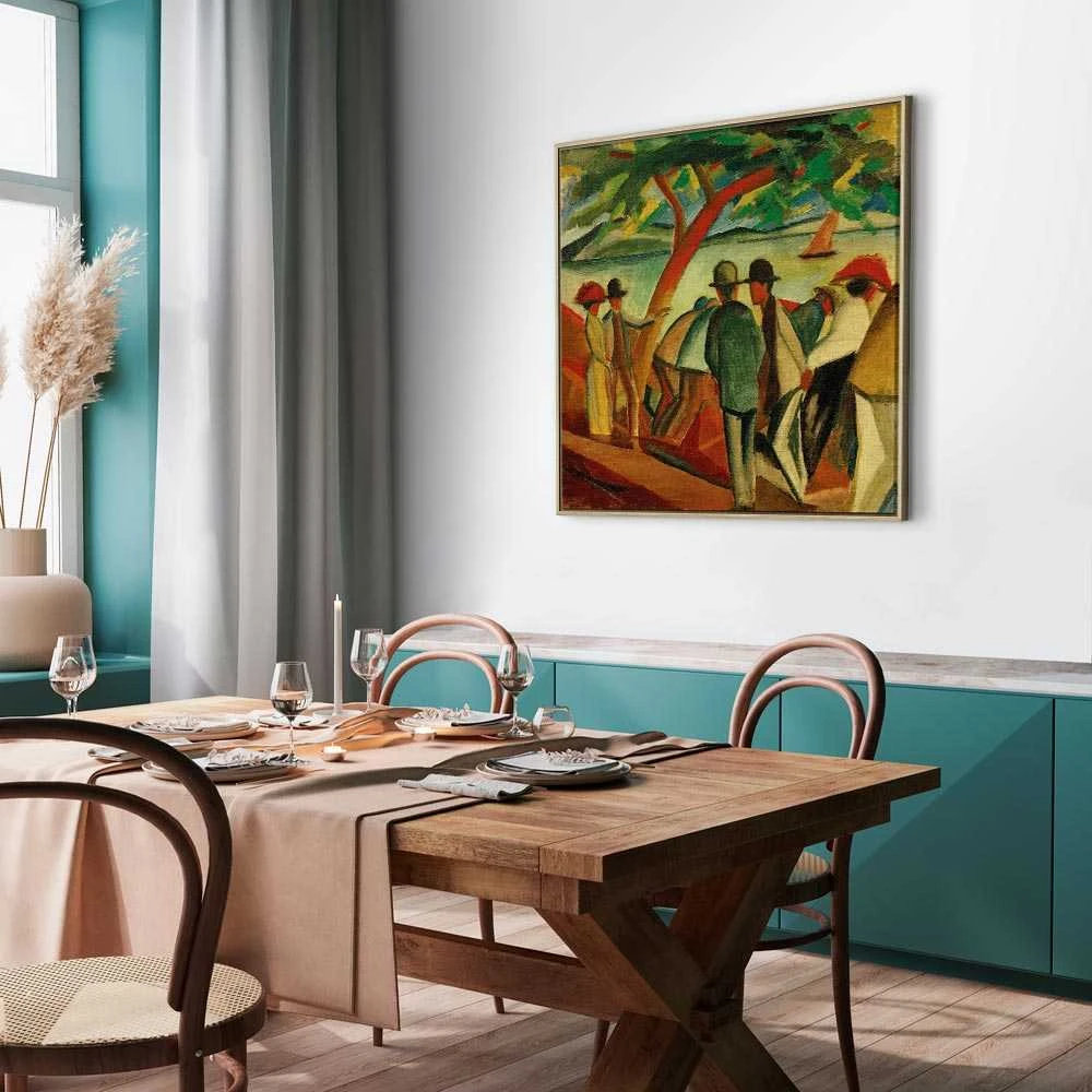 Artgeist Paveikslas - August Macke – Spaziergänger am See