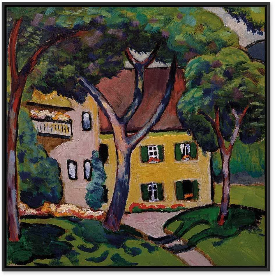 Artgeist Paveikslas - August Macke – Staudacherhaus in Tegernsee