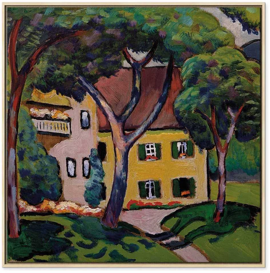 Artgeist Paveikslas - August Macke – Staudacherhaus in Tegernsee