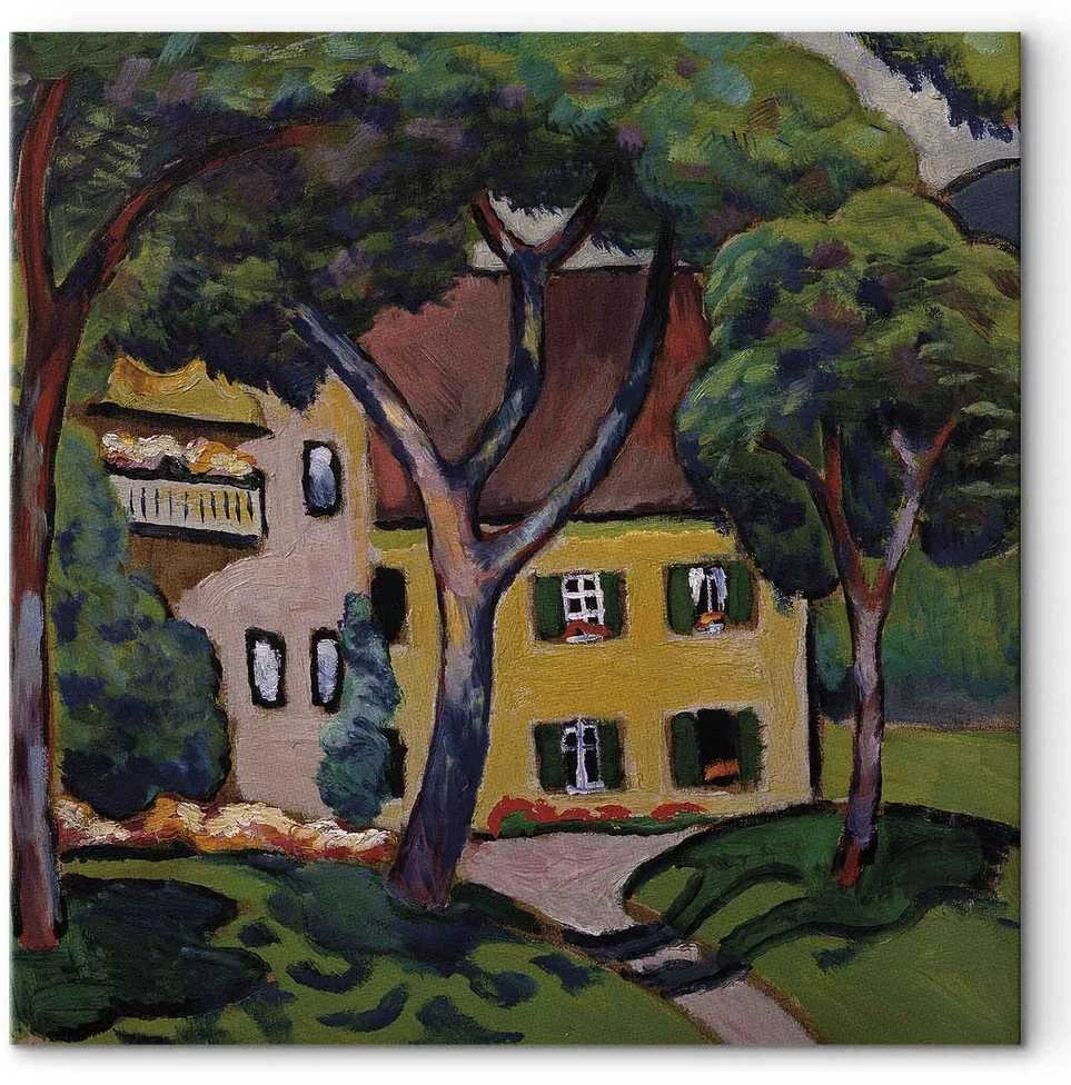 Artgeist Paveikslas - August Macke – Staudacherhaus in Tegernsee