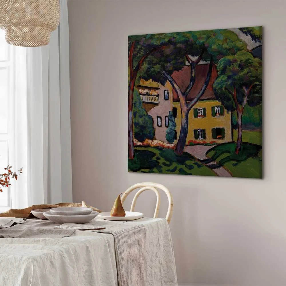 Artgeist Paveikslas - August Macke – Staudacherhaus in Tegernsee