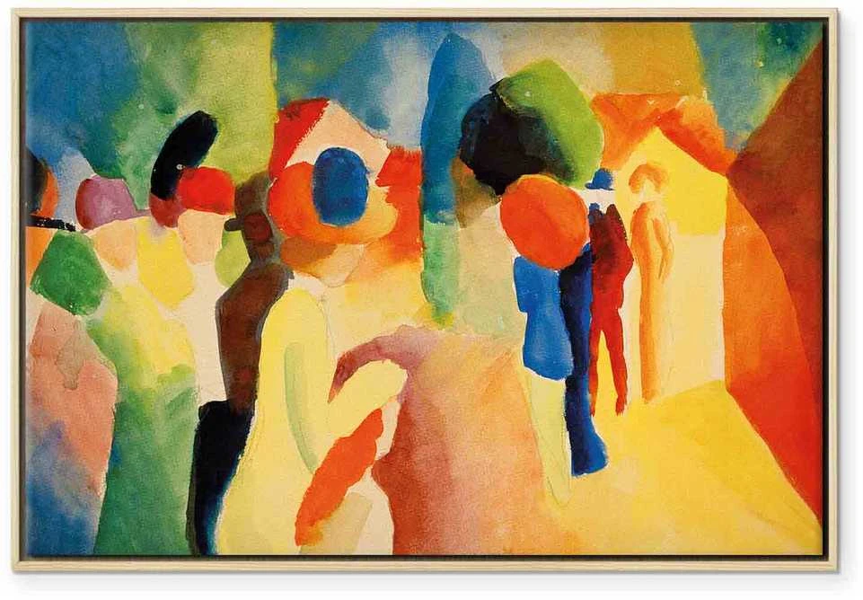 Artgeist Paveikslas - August Macke – With a Geltona Jacket