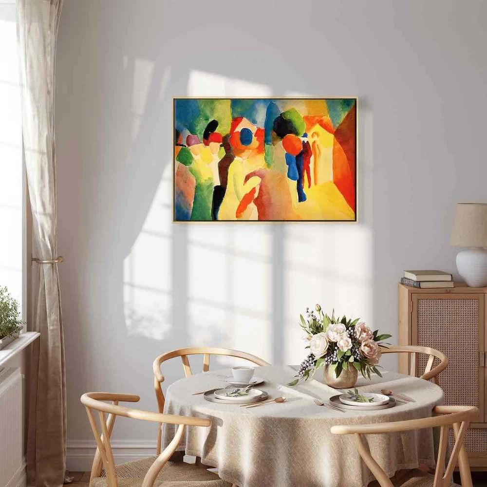 Artgeist Paveikslas - August Macke – With a Geltona Jacket