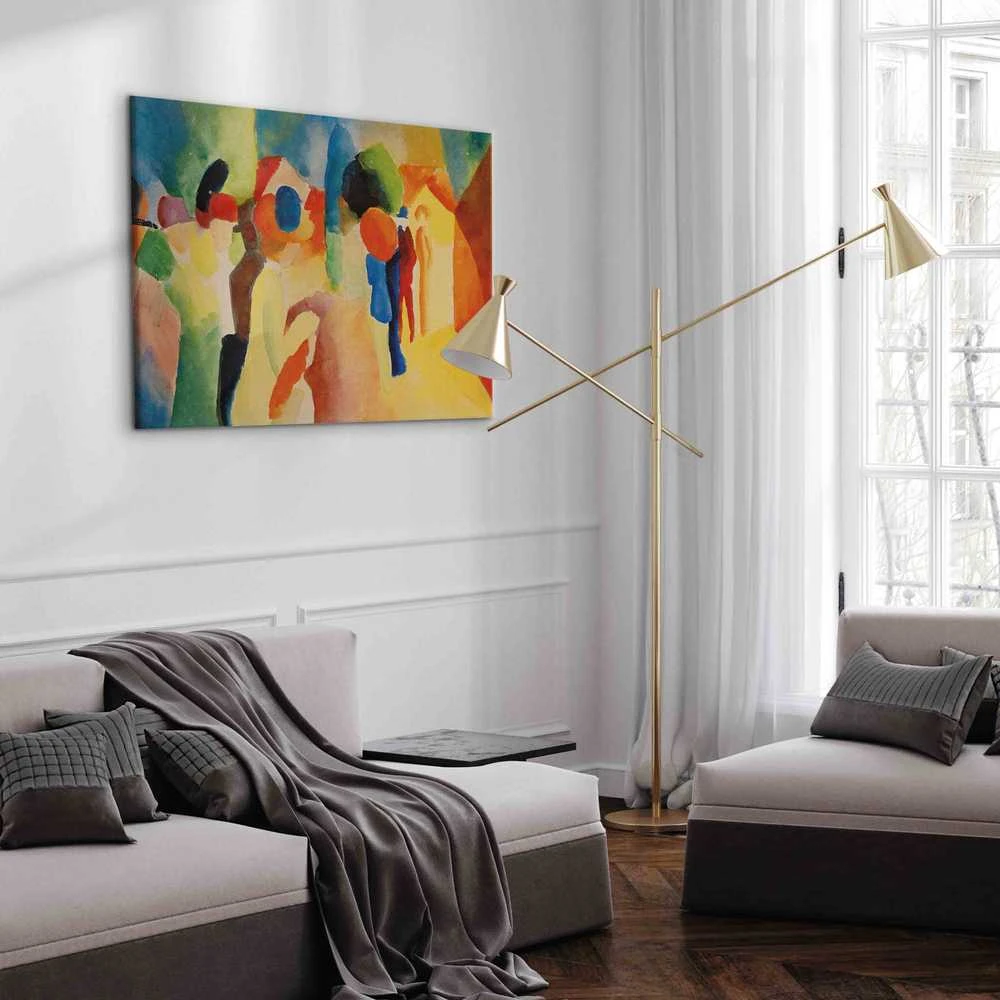 Artgeist Paveikslas - August Macke – With a Geltona Jacket
