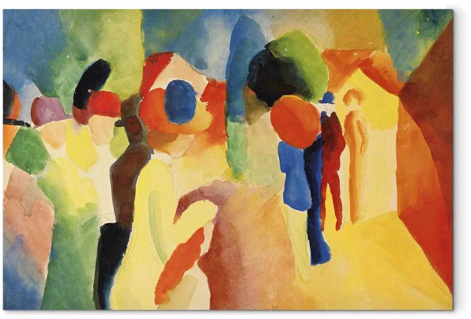 Artgeist Paveikslas - August Macke – With a Geltona Jacket
