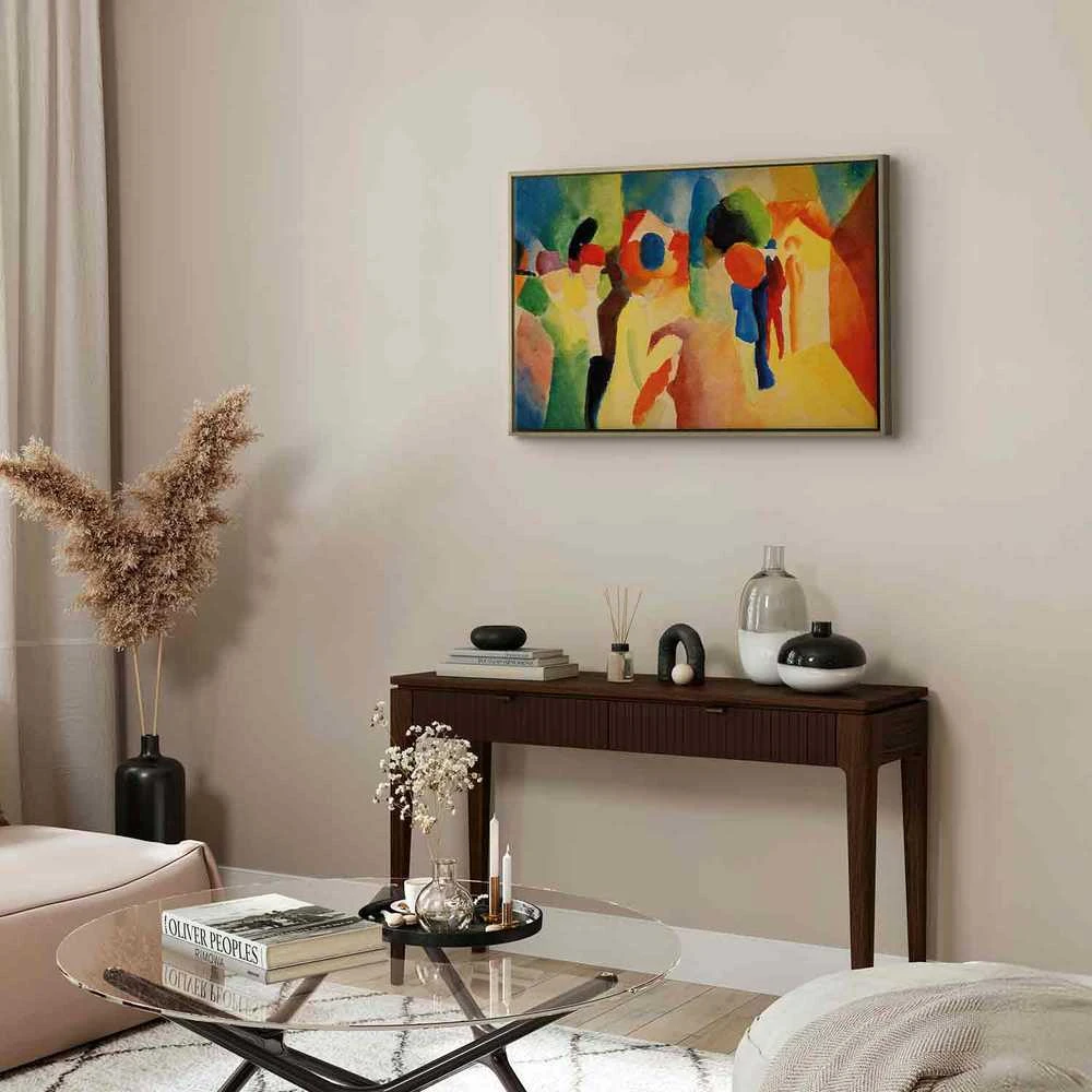 Artgeist Paveikslas - August Macke – With a Geltona Jacket