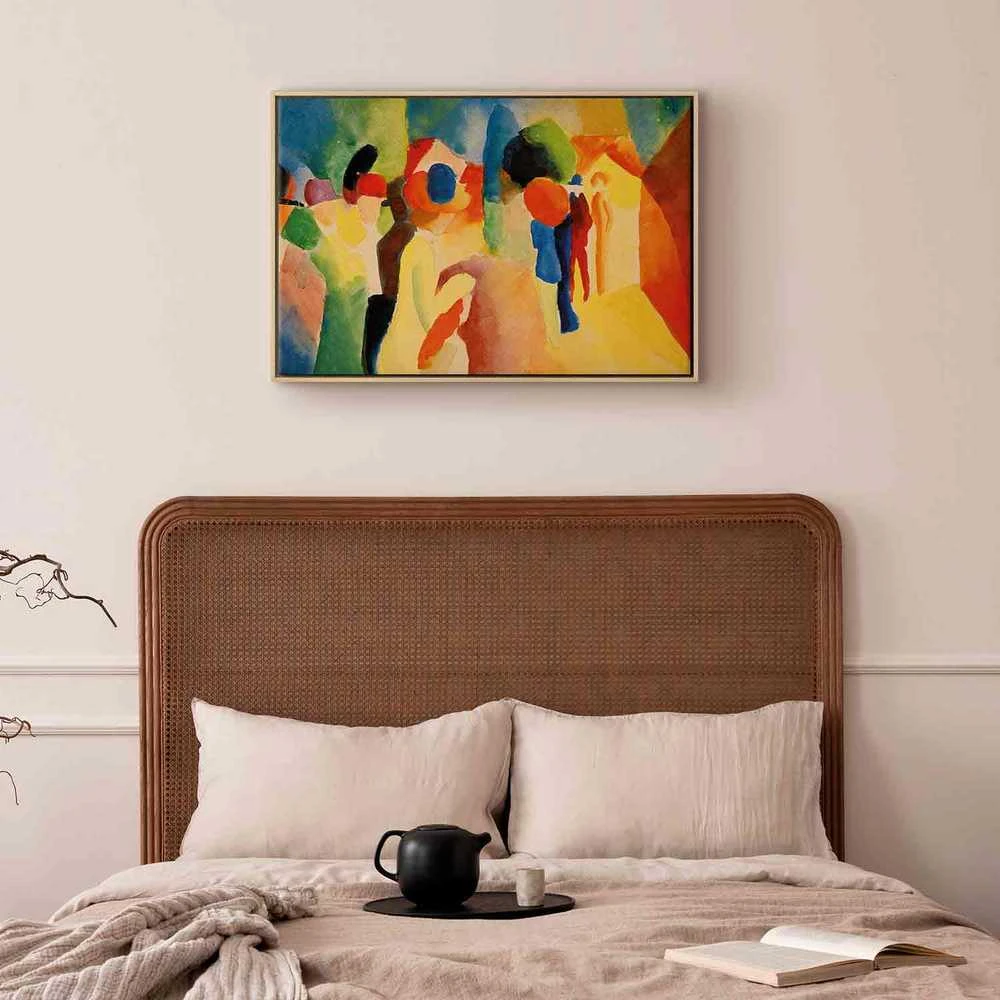 Artgeist Paveikslas - August Macke – With a Geltona Jacket