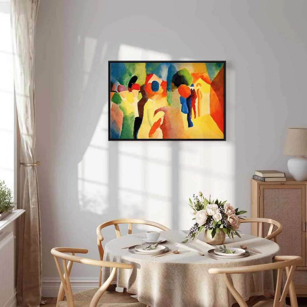 Artgeist Paveikslas - August Macke – With a Geltona Jacket