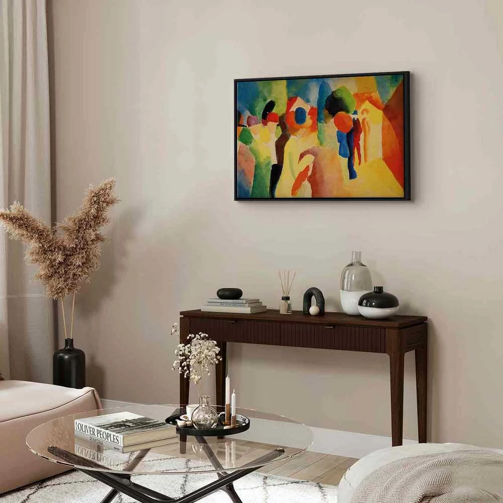 Artgeist Paveikslas - August Macke – With a Geltona Jacket