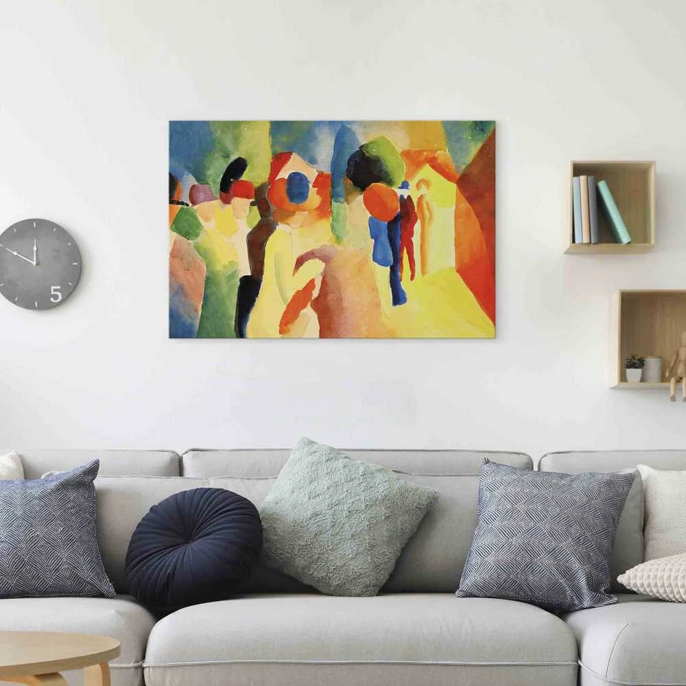 Artgeist Paveikslas - August Macke – With a Geltona Jacket