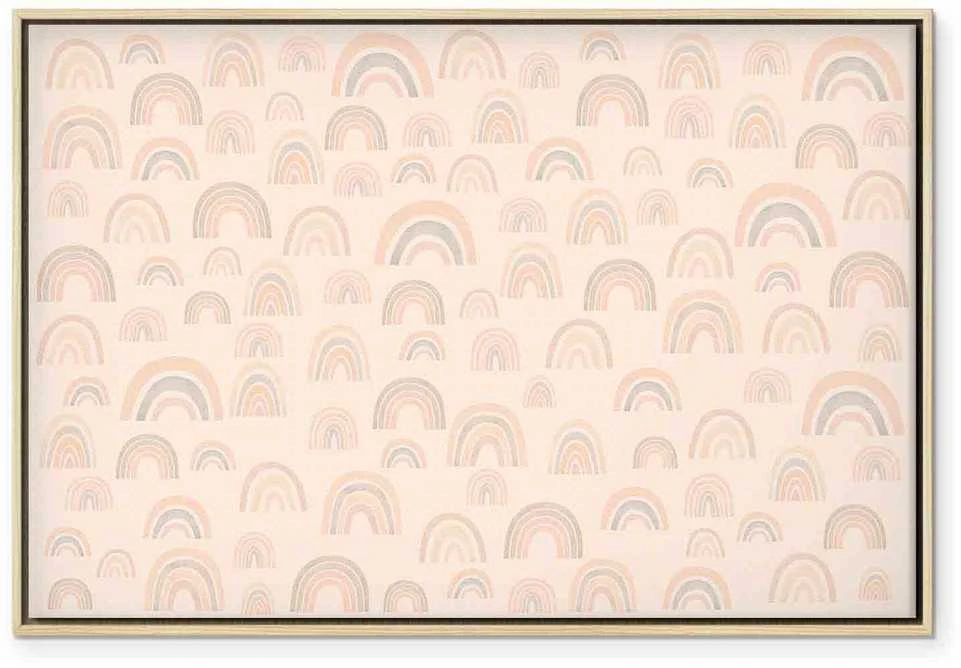 Artgeist Paveikslas - August Sky - Various Sizes of Rainbows in Calm Colors