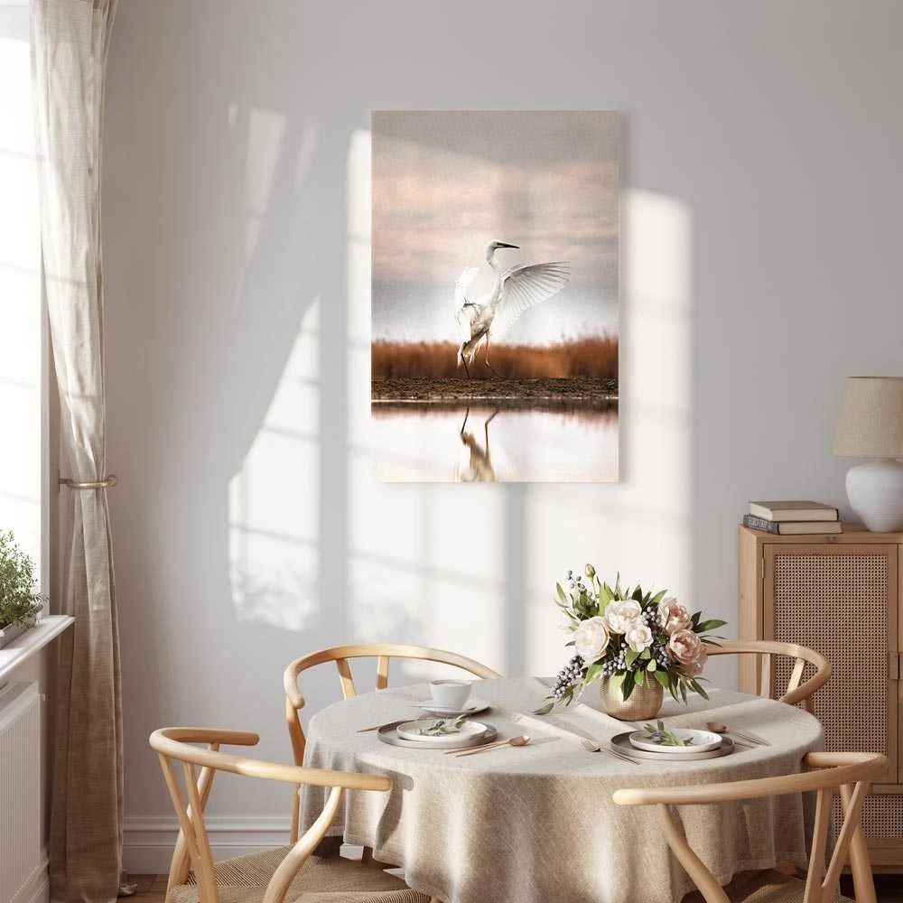Artgeist Paveikslas - Autumn by the Lake (1 Part) Vertical