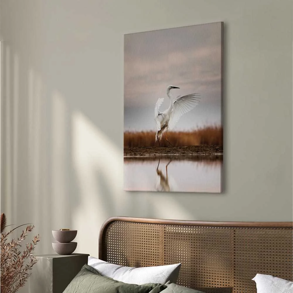 Artgeist Paveikslas - Autumn by the Lake (1 Part) Vertical