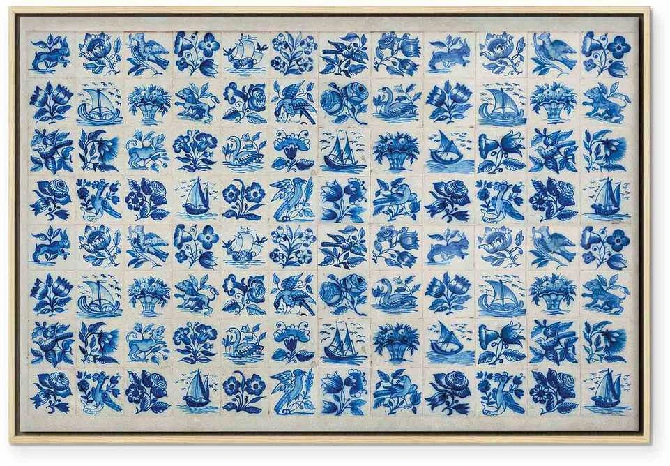 Artgeist Paveikslas - Azulejos tiles – traditional Portuguese ceramic tiles