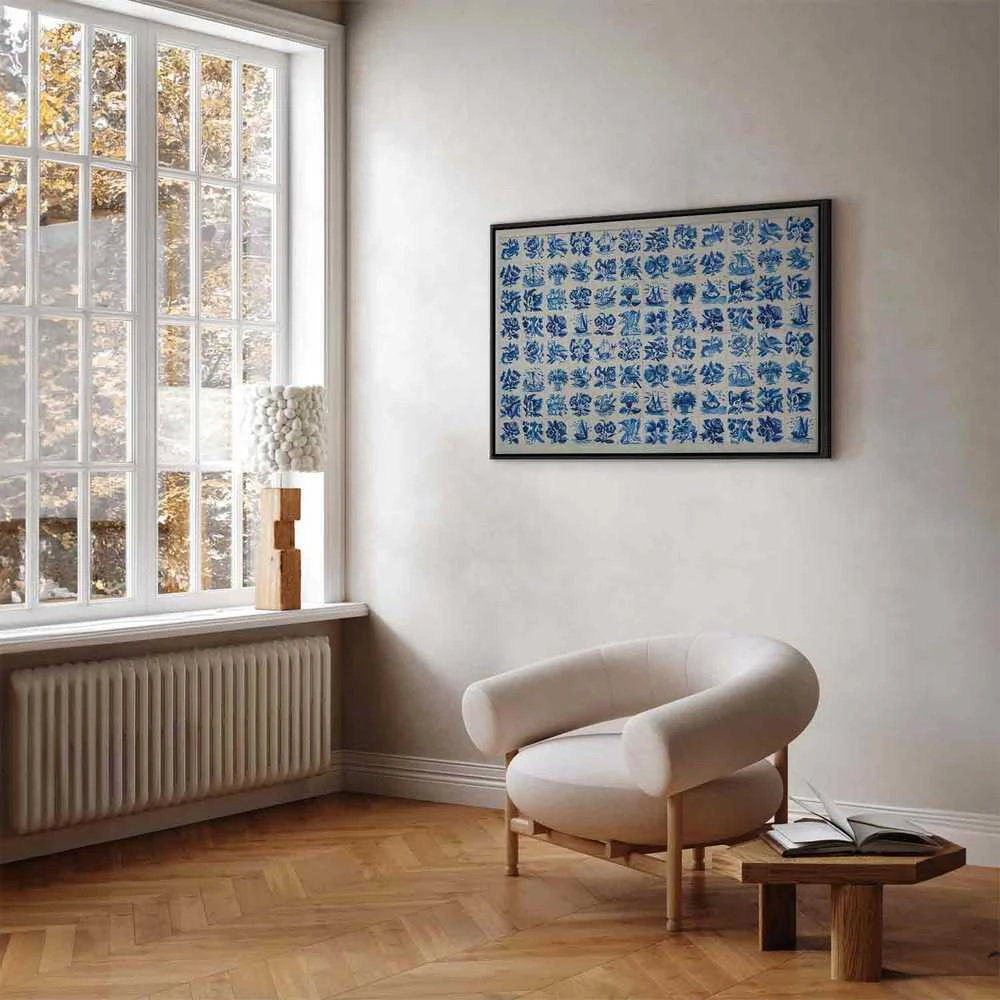 Artgeist Paveikslas - Azulejos tiles – traditional Portuguese ceramic tiles