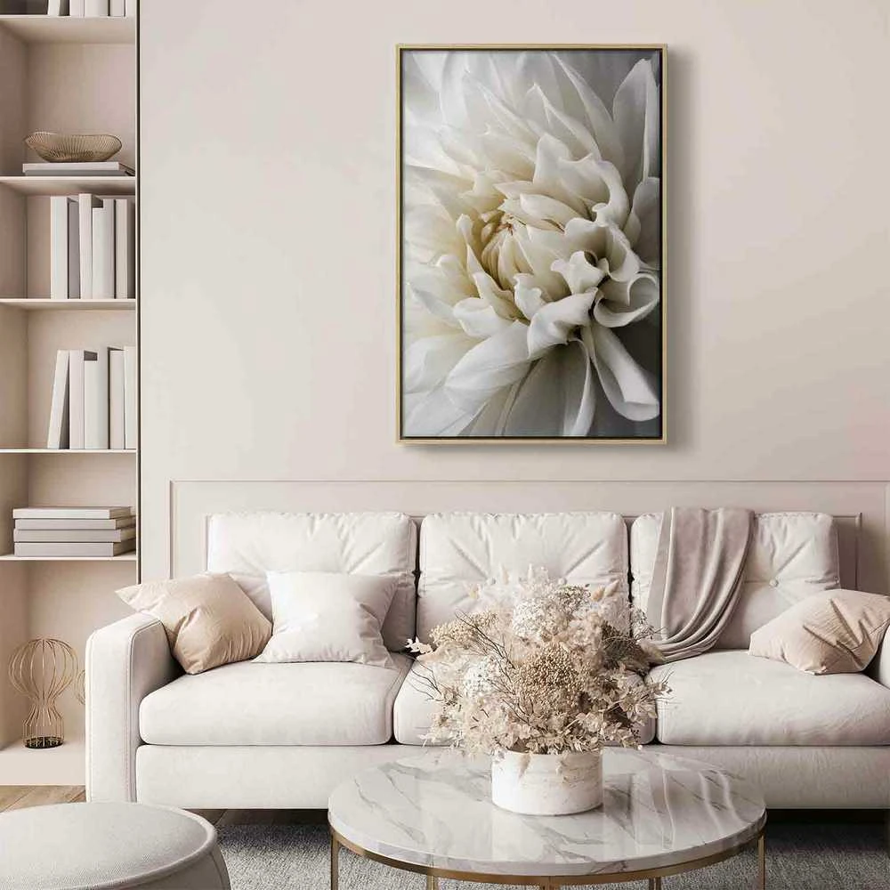 Artgeist Paveikslas - Baltas Dahlia