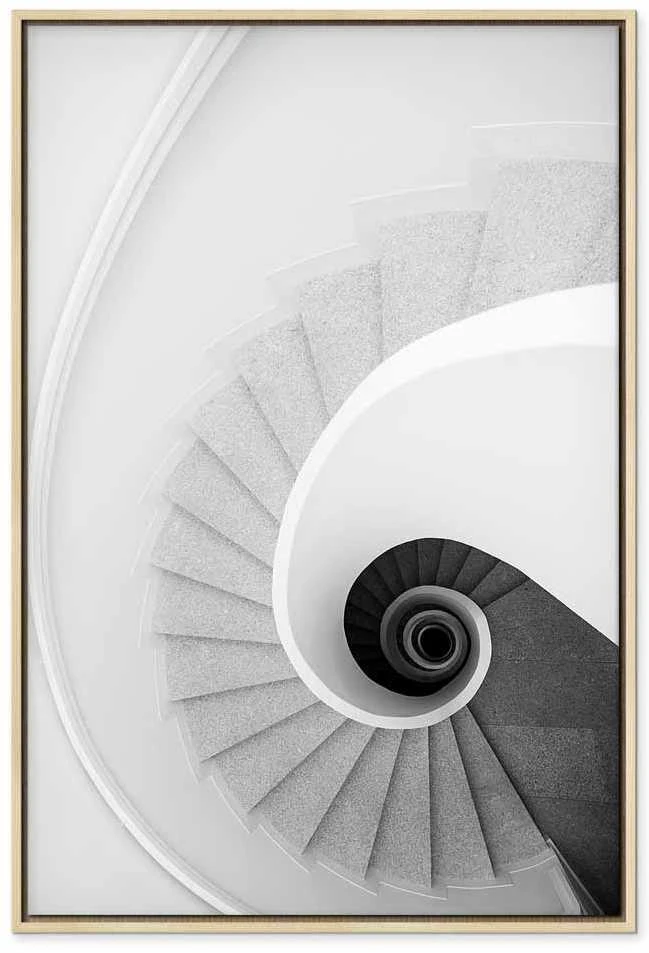 Artgeist Paveikslas - Baltas Stairs (1 Part) Vertical