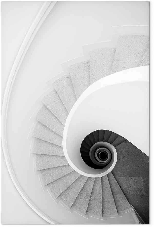Artgeist Paveikslas - Baltas Stairs (1 Part) Vertical