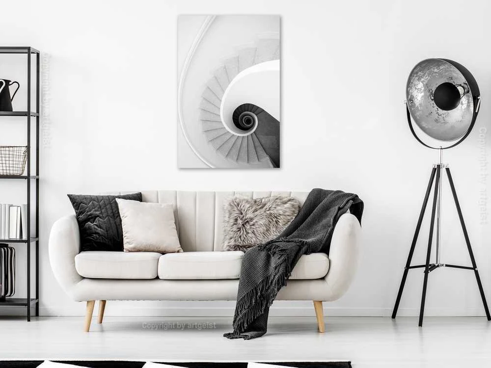 Artgeist Paveikslas - Baltas Stairs (1 Part) Vertical