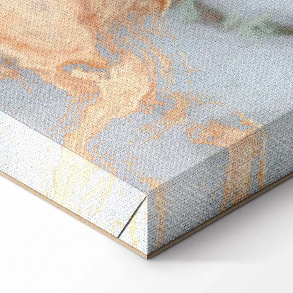 Artgeist Paveikslas - Baltas stone – elegant marble with golden reflections