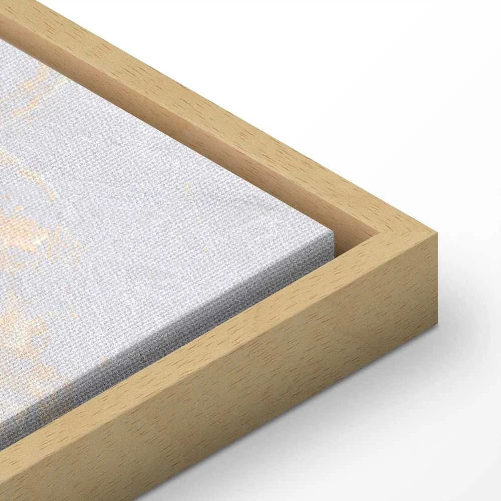 Artgeist Paveikslas - Baltas stone – elegant marble with golden reflections