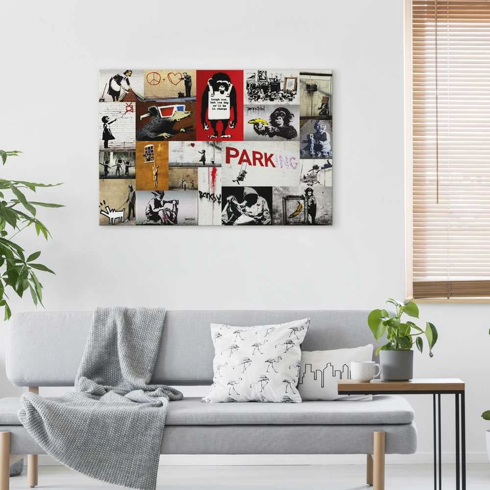 Artgeist Paveikslas - Banksy - collage
