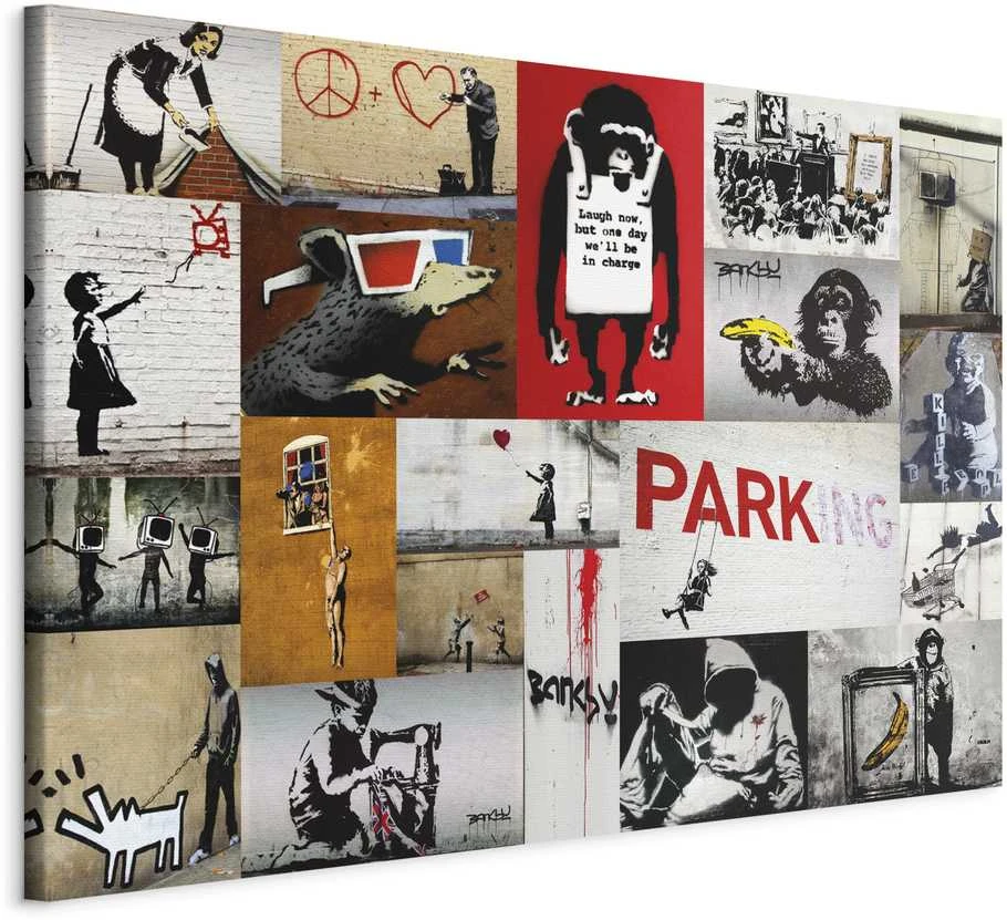 Artgeist Paveikslas - Banksy - collage